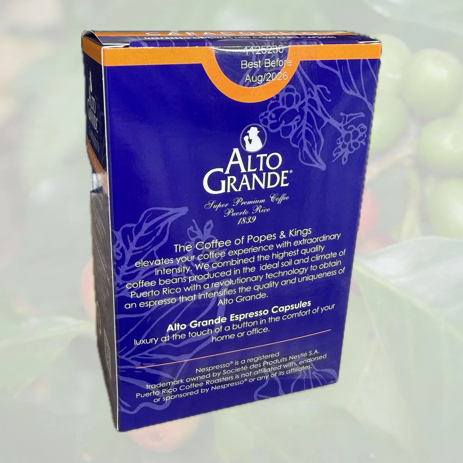 Alto Grande Super Premium Coffee Capsules | Caracolillo (Intensity 8) - Image 2