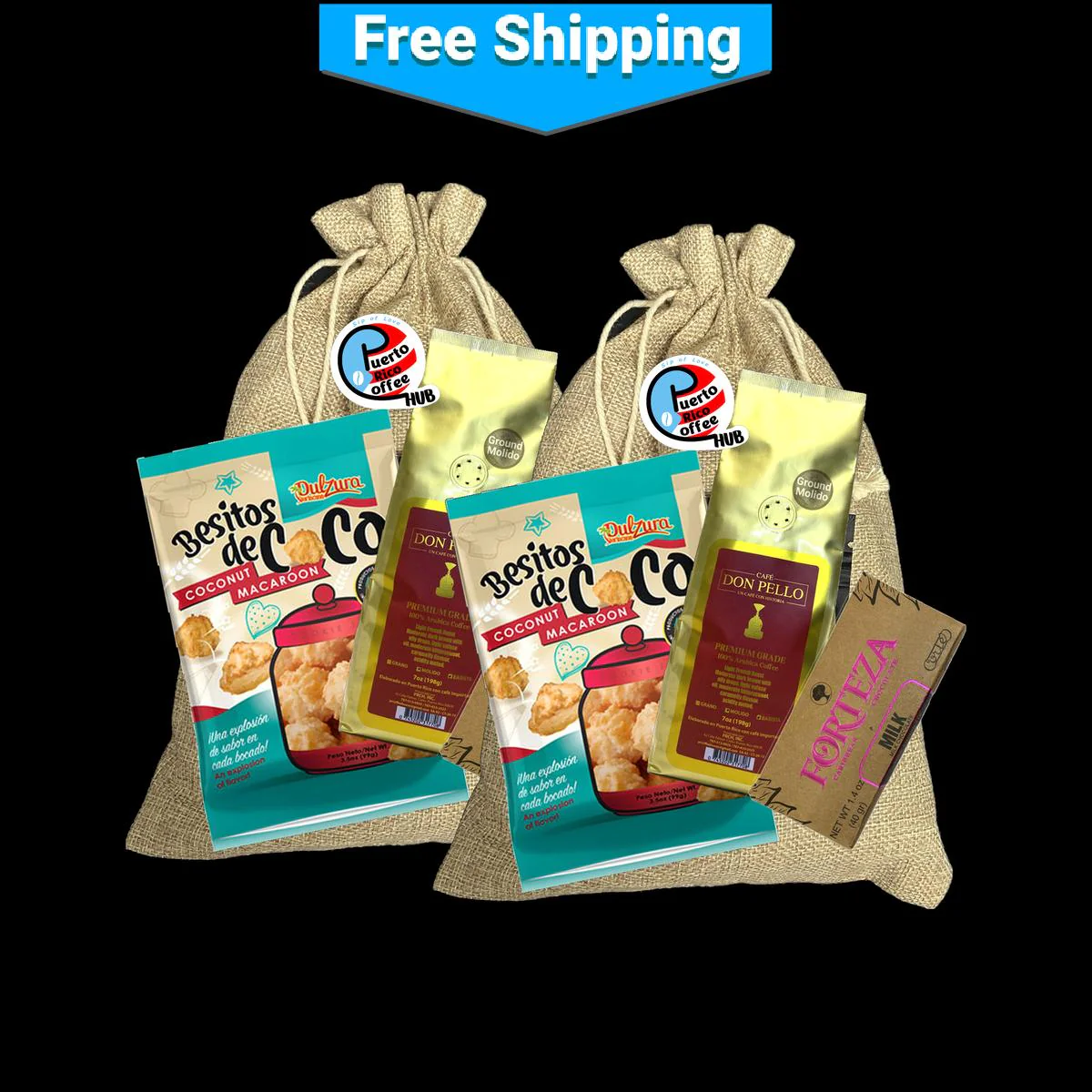 Café Don Pello 7 Oz Ground Coffee Gift Bag - Image 4