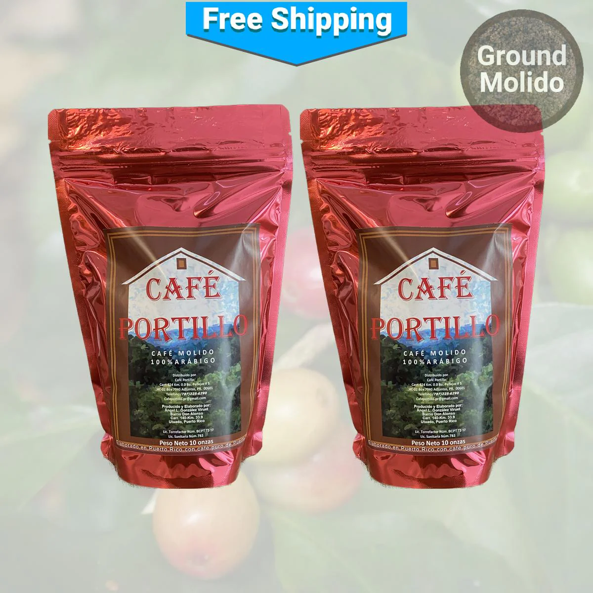 Café Portillo Ground Coffee - Image 2