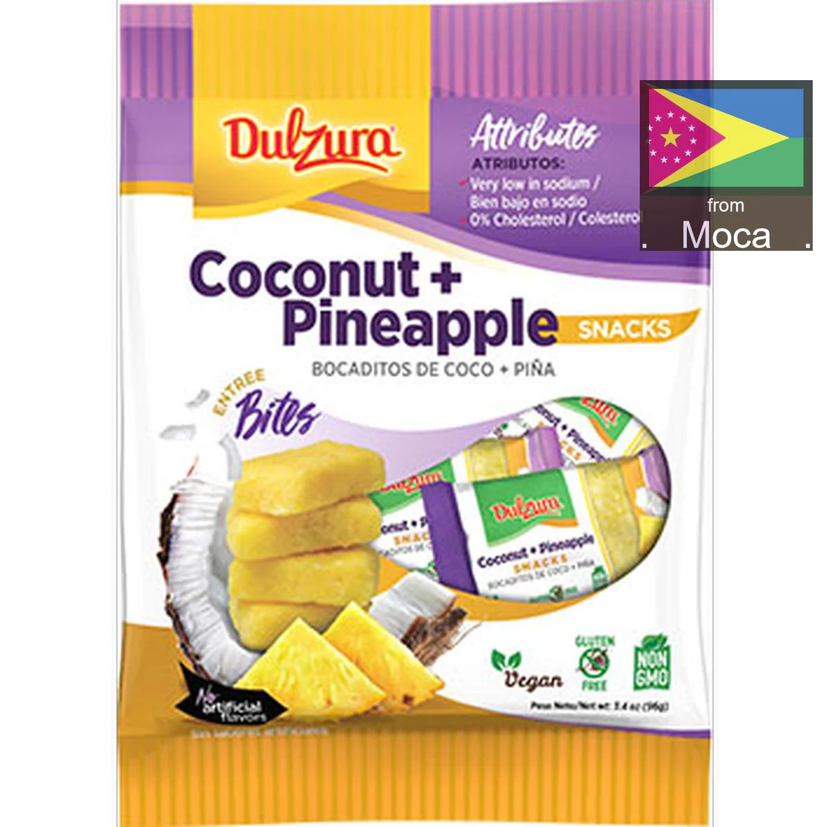 Dulzura Borincana Coconut Pineaple Bites 24-Pack - Image 2
