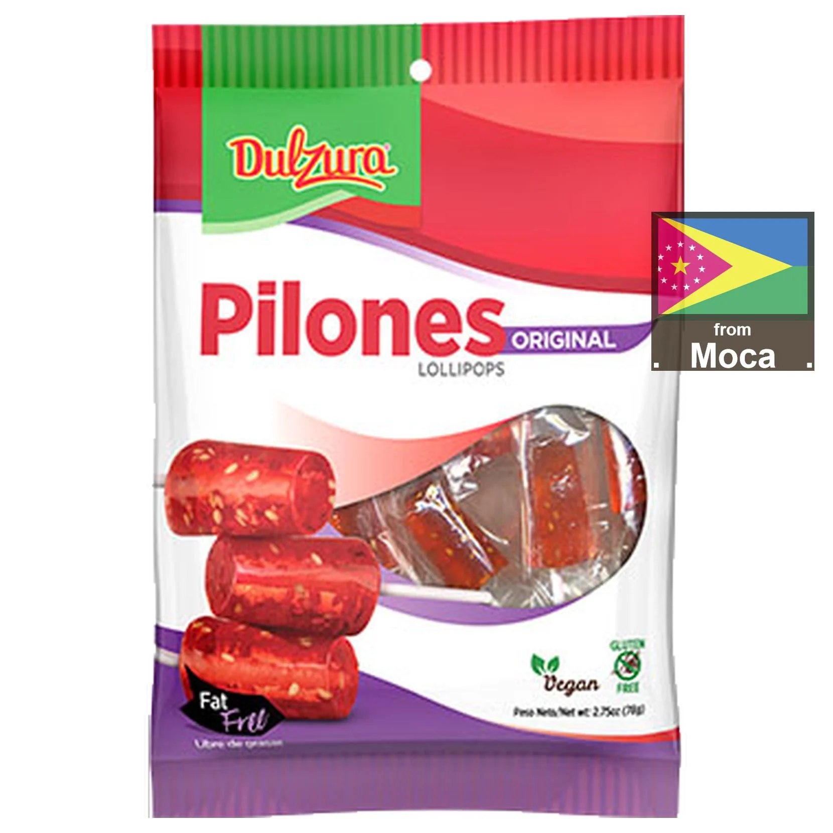 Dulzura Borincana Pilones Lollipops