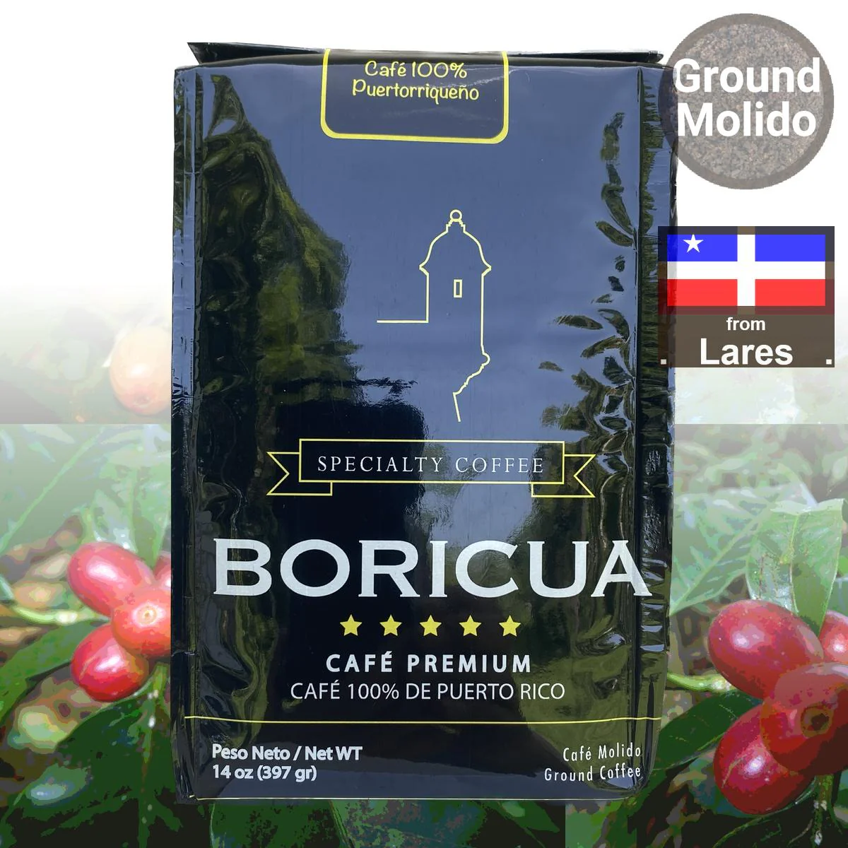 Oro Boricua Lareño Ground Coffee Pack - Image 3